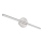 Globo - LED Лампа за огледало в баня LED/10W/230V 60,8 см IP44 лъскав хром