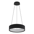 Globo - LED люстра на кабел LED/45W/230V 2700/4000/6000K Ø 46 см черна
