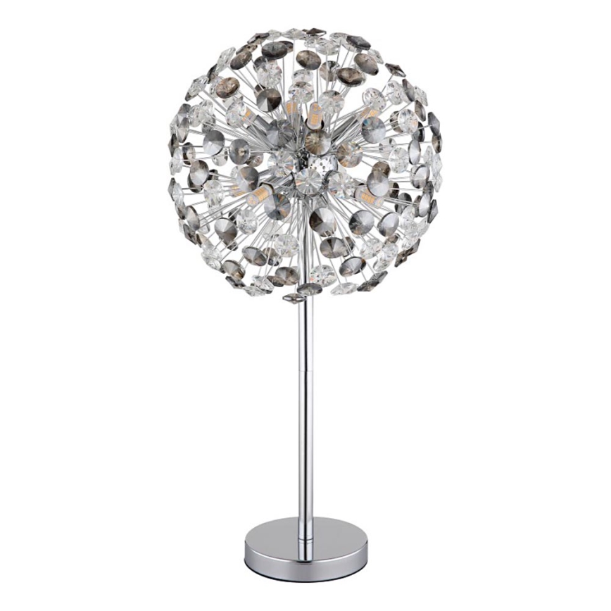Globo - LED Настолна лампа 8xG9/3,5W/230V лъскав хром