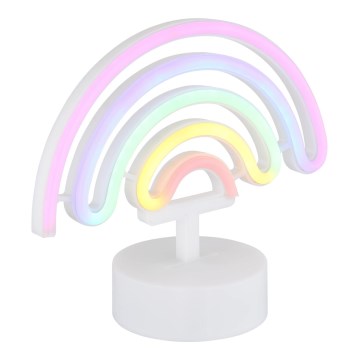 Globo - LED Неон маса декорация LED/2W/3xAA дъга