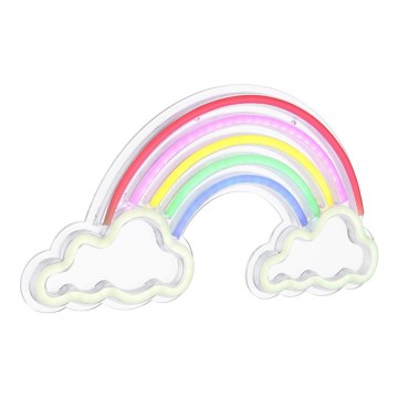 Globo - LED Неонова декорация за стена LED/3W/USB дъга