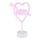 Globo - LED неонова настолна декорация LED/2W/3xAA сърце