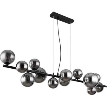 Globo - LED Пендел 13xG9/3,5W/230V опушен/черен