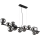 Globo - LED Пендел 13xG9/3,5W/230V опушен/черен