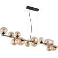 Globo - LED Пендел 13xG9/3,5W/230V опушен/кафяв