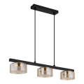 Globo - LED Пендел 3xGX53/6W/230V опушен/кафяв