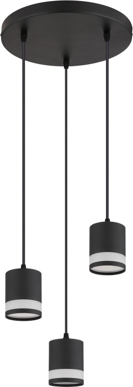 Globo - LED Пендел 3xGX53/7W/230V 3000K черен