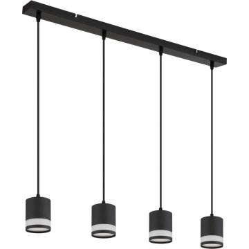 Globo - LED Пендел 4xGX53/7W/230V 3000K черен