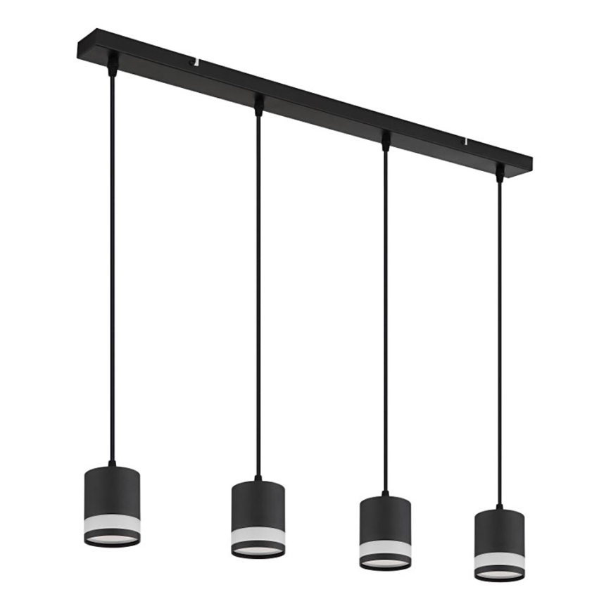 Globo - LED Пендел 4xGX53/7W/230V 3000K черен
