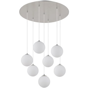 Globo - LED Пендел 7xG9/3,5W/230V бял