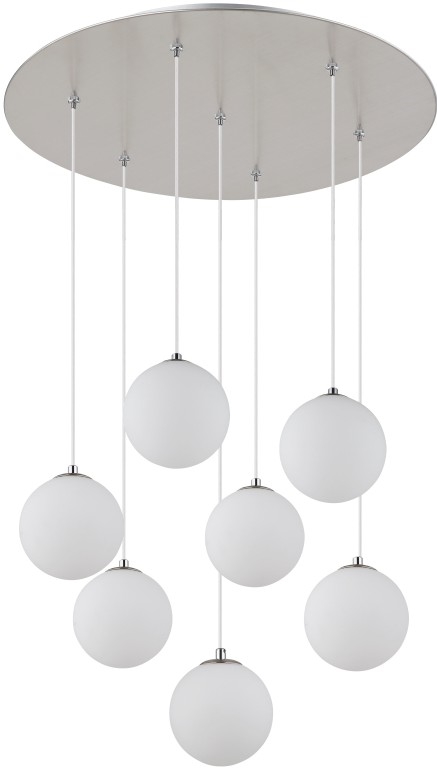 Globo - LED Пендел 7xG9/3,5W/230V бял