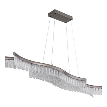 Globo - LED Пендел LED/35W/230V 3200K матов хром