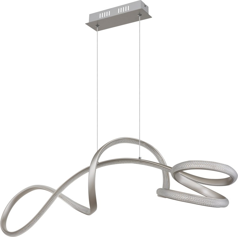 Globo - LED Пендел LED/40W/230V матов хром