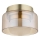 Globo - LED Плафониера 1xGX53/6W/230V Ø 13 см опушен/кафяв