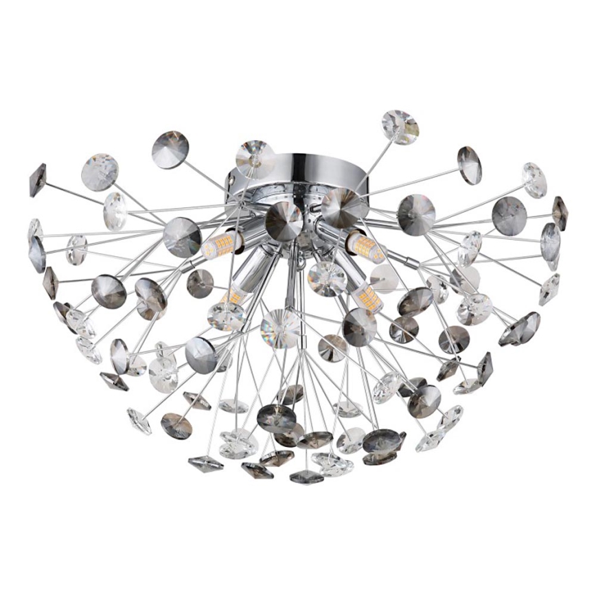 Globo - LED Плафониера 4xG9/3,5W/230V Ø 45 см лъскав хром