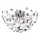 Globo - LED Плафониера 4xG9/3,5W/230V Ø 45 см лъскав хром