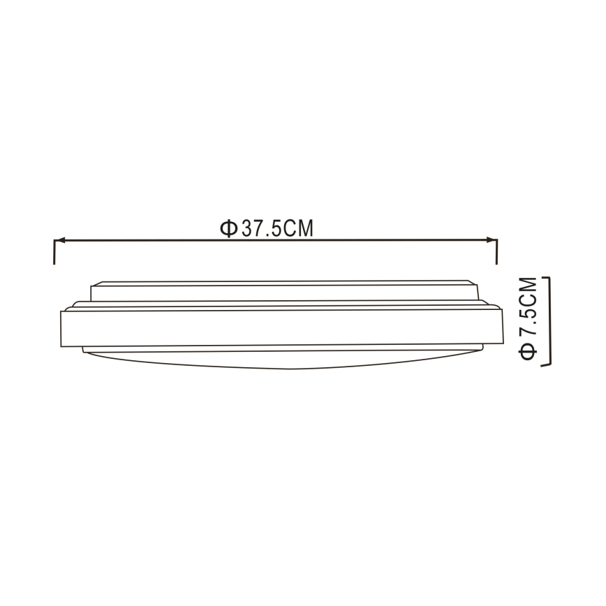 Globo - LED Плафониера LED/24W/230V 3000/4000/6000K Ø 37,5 см