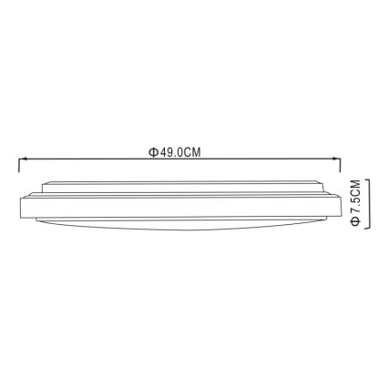 Globo - LED Плафониера LED/32W/230V 3000/4000/6000K Ø 49 см