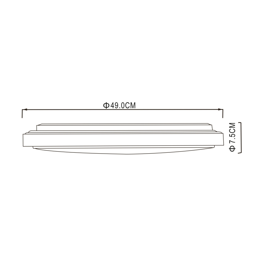 Globo - LED Плафониера LED/32W/230V 3000/4000/6000K Ø 49 см