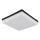Globo - LED Плафониера LED/12W/230V 4000K 22x22 см черен