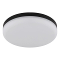 Globo - LED Плафониера LED/12W/230V 4000K Ø 22 см черен