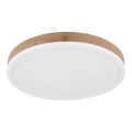 Globo - LED Плафониера LED/24W/230V Ø 45 см кафяв