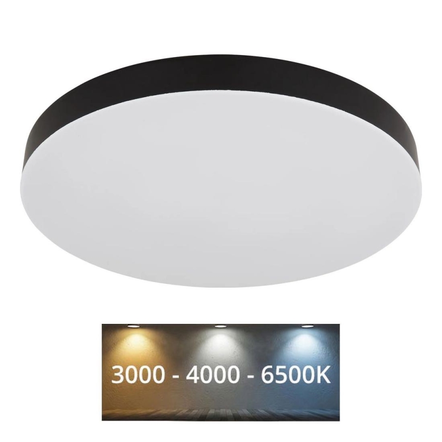 Globo - LED Плафониера LED/36W/230V 3000K/4000K/6500K Ø 40 см черен