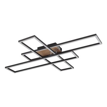 Globo - LED Плафониера LED/40W/230V 3000K 60x80 см черен