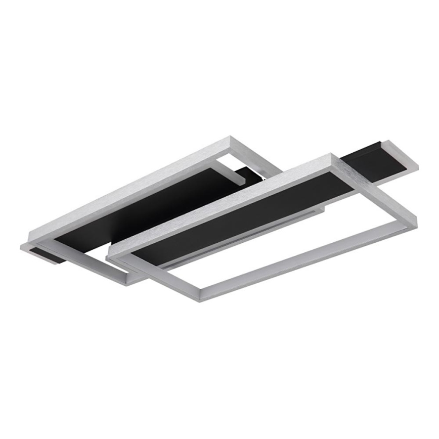 Globo - LED Плафониера LED/40W/230V 62x27 см матов хром/черен