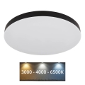 Globo - LED Плафониера LED/50W/230V 3000K/4000K/6500K Ø 50 см черен