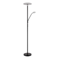 Globo - LED подова лампа с възможност за димиране LED/28W/230V + LED/5W 3000K черна