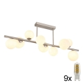 Globo - LED Полилей 9xG9/3W/230V матов хром