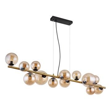 Globo - LED полилей на кабел 13xG9/3,5W/230V месинг