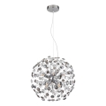 Globo - LED полилей на кабел 8xG9/3,5W/230V лъскав хром