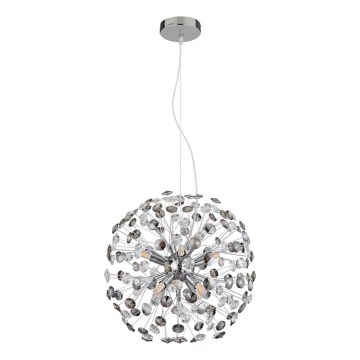Globo - LED полилей на кабел 8xG9/3,5W/230V лъскав хром