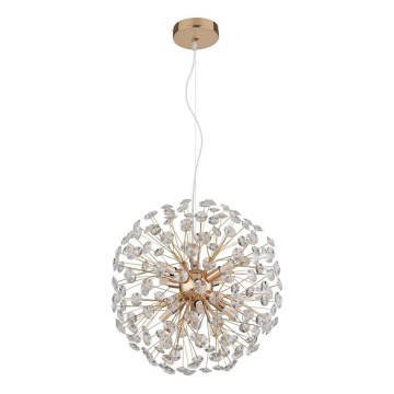 Globo - LED полилей на кабел 8xG9/3,5W/230V златист