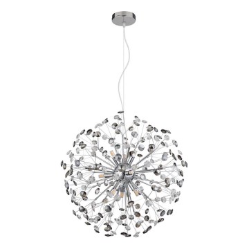 Globo - LED полилей на кабел 9xG9/3,5W/230V лъскав хром