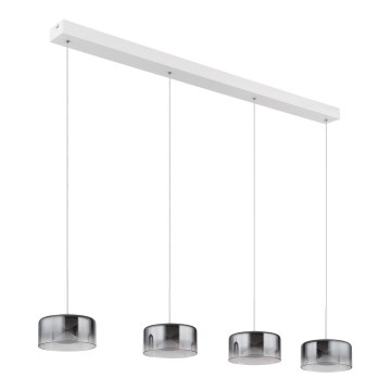 Globo - LED полилей на кабел LED/24W/230V бял/димчат