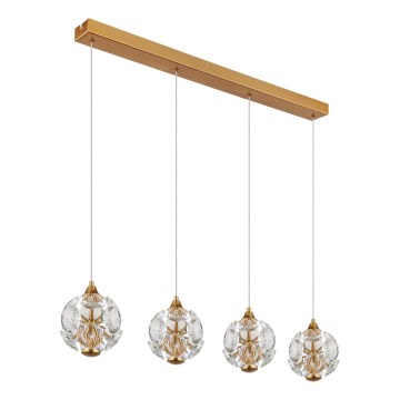 Globo - LED полилей на кабел LED/32W/230V 3000K златен
