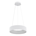 Globo - LED полилей на кабел LED/45W/230V 2700/4000/6000K Ø 46 см бял