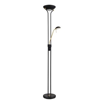 Globo - LED регулируема настолна лампа LED/20W/230V + LED/5,5W 3000K черно/златисто