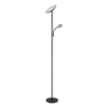 Globo - LED регулируема настолна лампа LED/20W/230V+ LED/5W 3000/4000/6500K черна