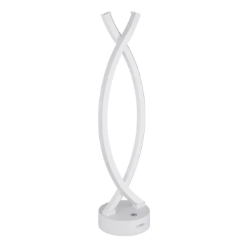 Globo - LED регулируема настолна лампа с докосване LED/1W/3,7V 3000K 1800 mAh USB бяла