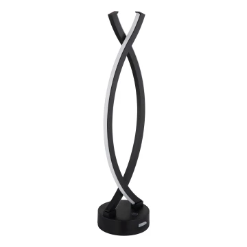 Globo - LED регулируема настолна лампа с докосване LED/1W/3,7V 3000K 1800 mAh USB черна