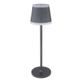 Globo - LED регулируема презареждаема настолна лампа с докосване LED/4,6W/3,7V 3000K 1800mAh сива IP54
