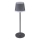 Globo - LED регулируема презареждаема настолна лампа с докосване LED/4,6W/3,7V 3000K 1800mAh сива IP54