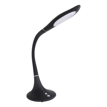 Globo - LED регулируема сензорна гъвкава настолна лампа LED/9W/230V 3000/4500/6500K черна