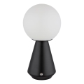 Globo - LED регулируема сензорна външна настолна лампа LED/1,5W/5V 3000/4500/6500K 1800 mAh IP41 черна