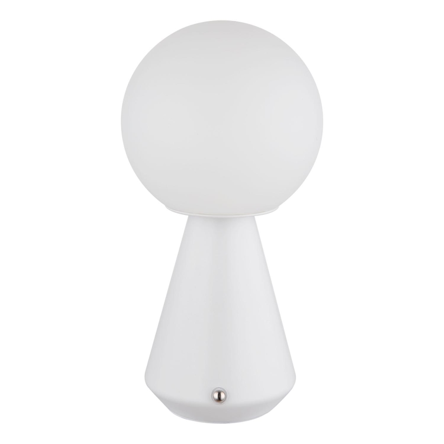 Globo - LED регулируема външна настолна лампа с докосване LED/1,5W/5V 3000/4500/6500K 1800 mAh IP41 бяла