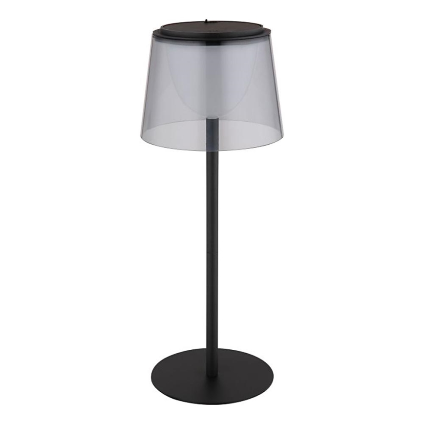 Globo - LED регулируема външна настолна лампа с докосване LED/1,8W/5V IP44 1800 mAh черна/димчена